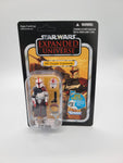 ARC Trooper Commander Fordo VC54 STAR WARS The Vintage Collection ANH Fett sticker unpunched.