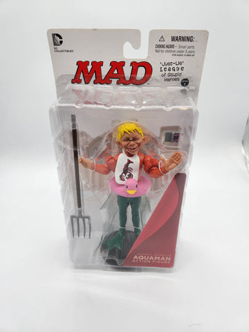Mad Just-Us-League of Stupid Heroes series1 Alfred E Neuman as Aquaman DC-C 2012.