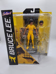DIAMOND SELECT TOYS BRUCE LEE SELECT BRUCE LEE YELLOW JUMPSUIT.