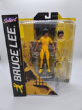 DIAMOND SELECT TOYS BRUCE LEE SELECT BRUCE LEE YELLOW JUMPSUIT.