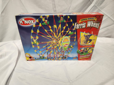 K'Nex Musical Ferris Wheel Building Set 3 Models 2003 Complete.