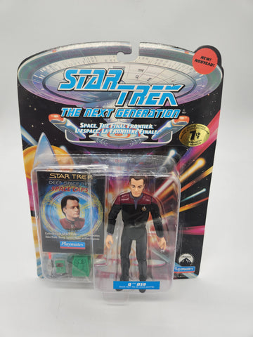 Star Trek Deep Space Nine Q Starfleet Uniform Action Figure 1994 Playmates NRMT.