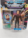 Star Trek Deep Space Nine Q Starfleet Uniform Action Figure 1994 Playmates NRMT.