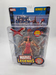 ELEKTRA Super Poseable Marvel Legends Series IV ToyBiz Figure.