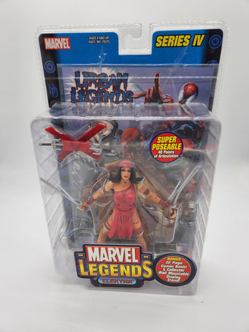 ELEKTRA Super Poseable Marvel Legends Series IV ToyBiz Figure.