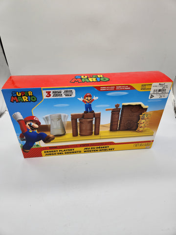 Super Mario World Of Nintendo 2 Inch Playset Acorn Plains Playset New.