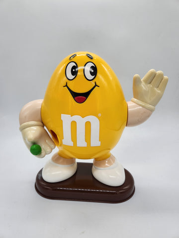 M&M's Fun Machine Dispenser 2002 Spinning to Receive M&M Expired Candy NEW
