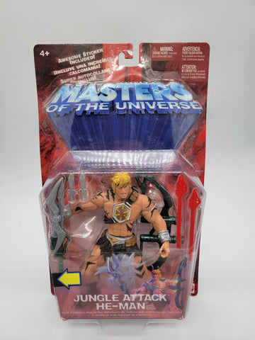 Masters Of The Universe Jungle Attack He-Man 6" 200X Figure 2002 Mattel MOTU.