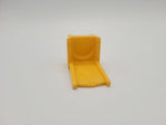 Vintage Fisher Price Little People Yellow Castle King/Queen Throne Chair #993