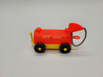 Vintage Fisher Price Airport #996 1972 Red and Yellow Jet Fuel Tanker.
