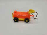 Vintage Fisher Price Airport #996 1972 Red and Yellow Jet Fuel Tanker.