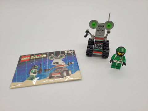 Lego 1969 Space Police Mini Robot - Complete w/ Instruction Booklet 1993.