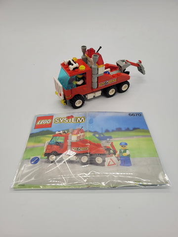 Lego Town Classic Traffic Set 6670 Rescue Rig 1993.