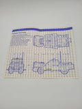 Vintage GI Joe Vehicle Blueprints Instructions Thunder Machine 1986.