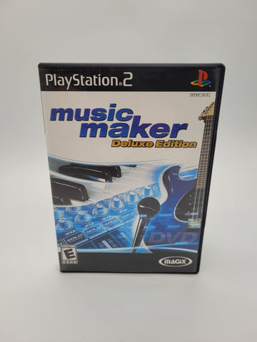 MAGIX music maker: Deluxe Edition (Sony PlayStation 2, 2005) PS2.