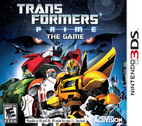 DS Transformers Prime: The Game