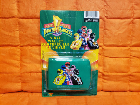 Vintage Mighty Morphin Power Rangers Wallet Vintage 1993 unpunched card