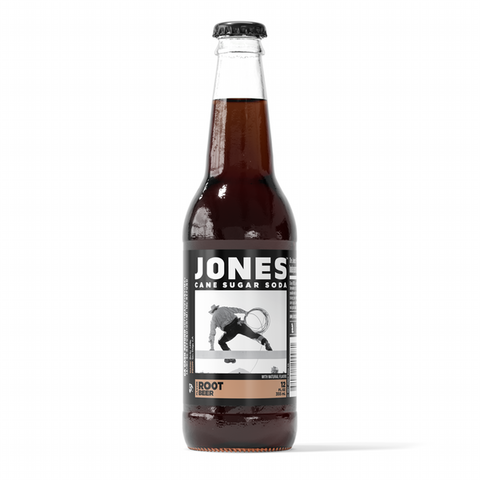 Jones Root Beer Cane Sugar Craft Soda.