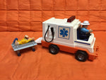 Fisher Price Ambulance #337 1982 with figures